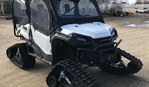 Tracked Honda Pioneer 1000-5 Snowmobile Rental